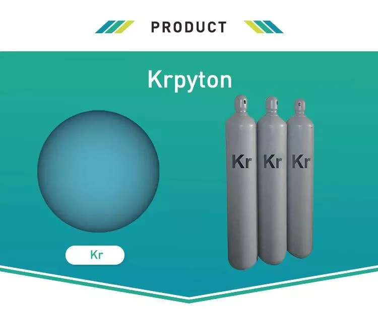 Electron Grade 99.999% Krypton Gas Kr Gas for Excimer Laser Gas for Sale