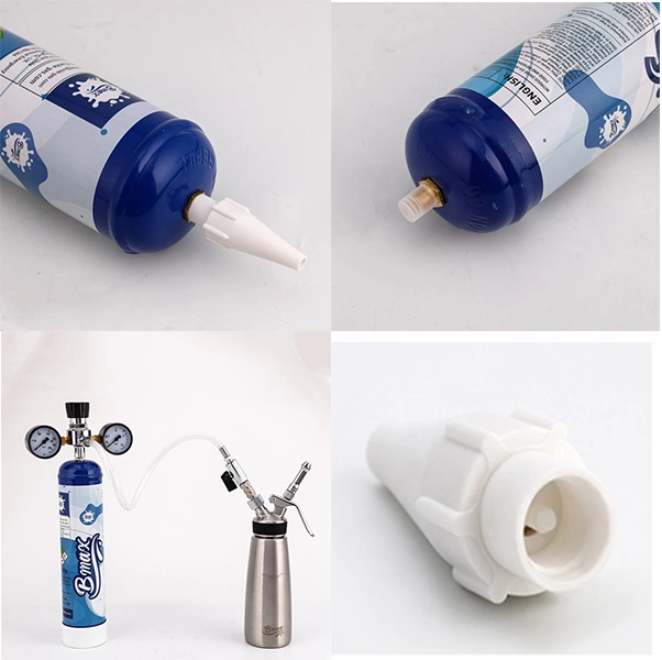 Bmax 0.95L 580g Wholesale N2o Whipped Cream Charger Nos Gas Cylinder Food Grade Nitrous Oxide