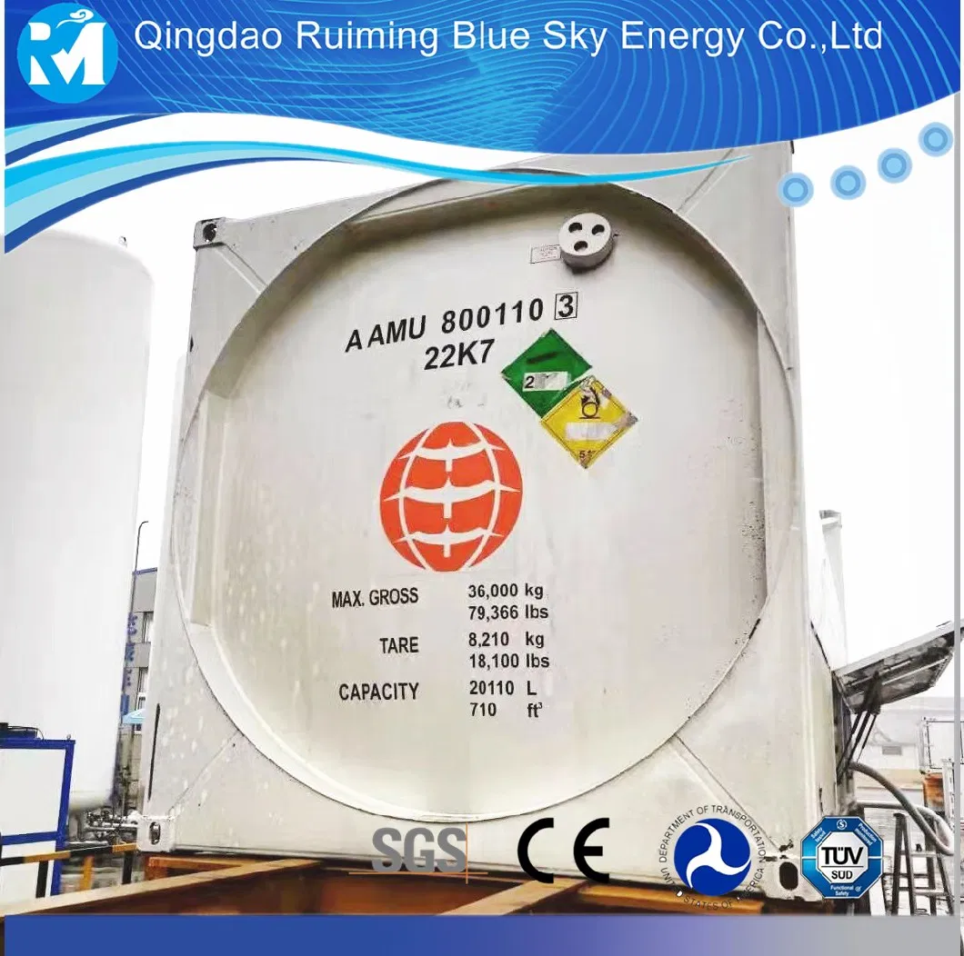 High Purity Factory Supply Package Bulk Supply 99.999% Purity N2o Nitrous Oxide Gas with ISO Tank Container for Sale