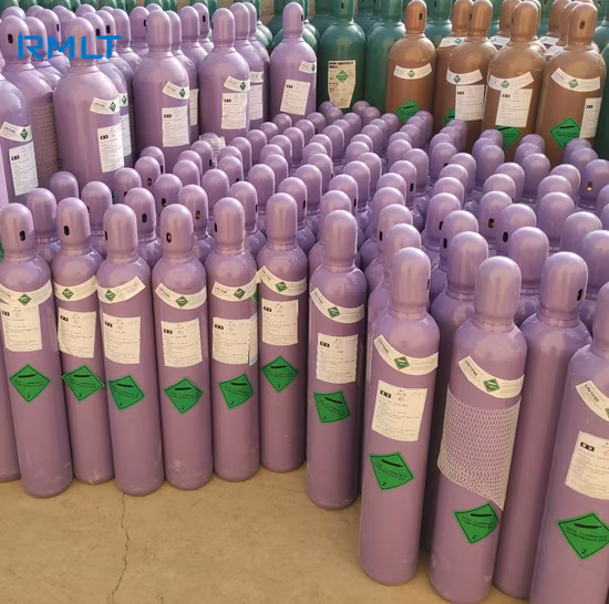 High Purity 99.999% 5n Manufacturer Supply Best Quality 200 Bar Helium Gas