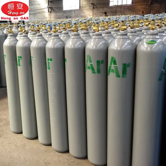 99.999% High Purity Argon Gas in 50L 200bar Gas Cylinders