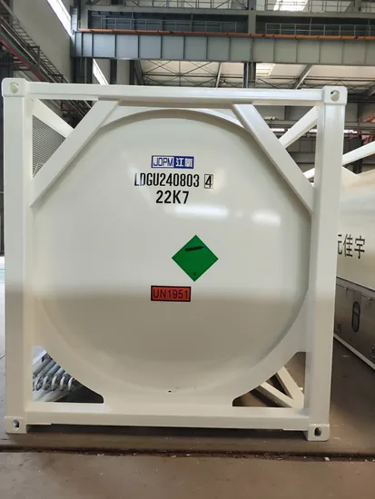 99.999% Liquid Argon/Argon Gas in 20FT T75 ISO Tank Container