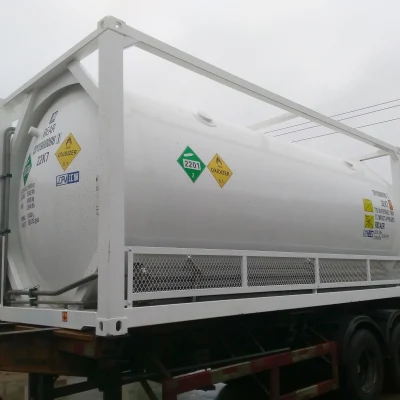 99.9% Liquefied Nitrous Oxide/N2o Gas/Laughing Gas in ISO Tank Container